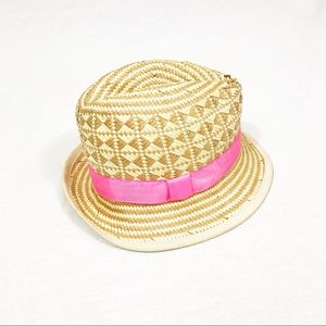 Pink-trim Fedora